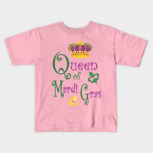 Queen of Mardi Gras Kids T-Shirt